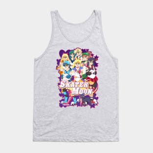 Skater moon Tank Top